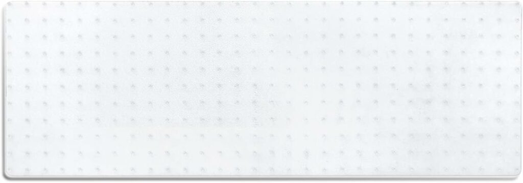 36.5 Clear Heavy-Duty Plastic Non-Skid Cat Doorway Carpet Protector Can be Trimmed to Fit All Door Widths Under 33 1/2’’ for Preventing Scratches on Doorway Carpet, Pack of 1