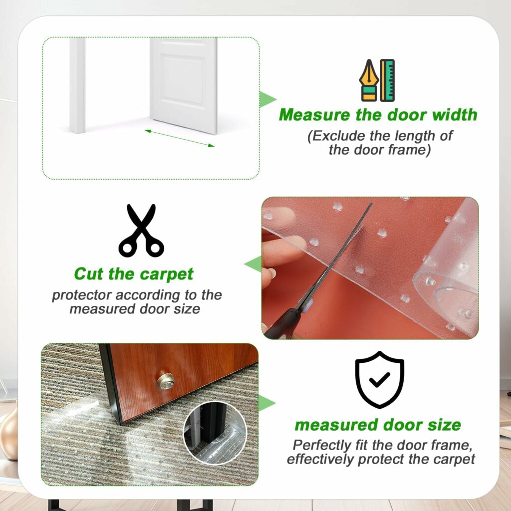 Carpet Protector for Pets, 3.6 Feet Carpet Scratch Stopper Anti Scratch Plastic Carpet Runner with Spikes Easy to Cut Cat Scratch Carpet for Keeping Your House Clean Carpet Protector for Pets, 3.6 Feet Carpet Scratch Stopper Anti Scratch Plastic Carpet Runner with Spikes Easy to Cut Cat Scratch Carpet for Keeping Your House Clean