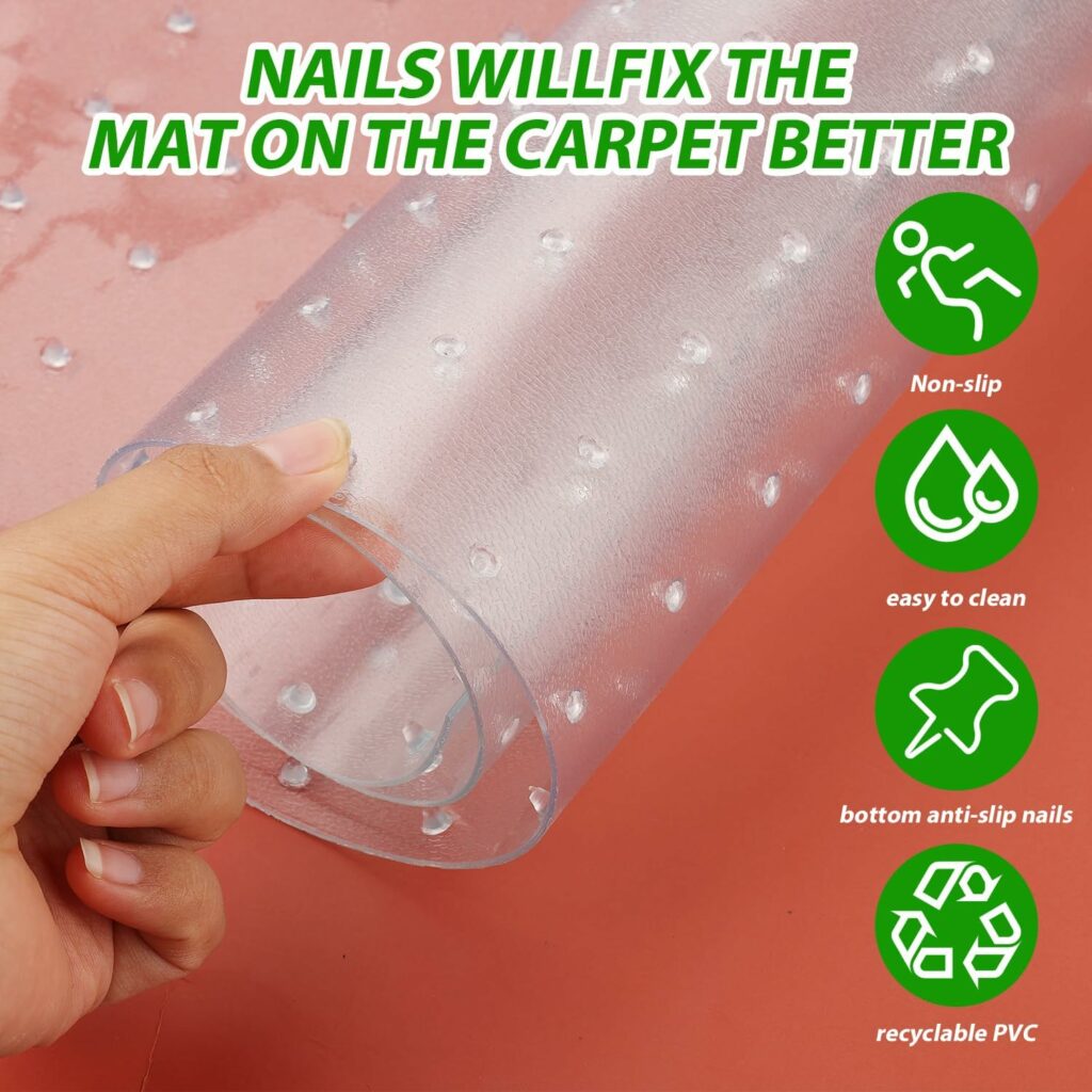 Carpet Protector for Pets, 3.6 Feet Carpet Scratch Stopper Anti Scratch Plastic Carpet Runner with Spikes Easy to Cut Cat Scratch Carpet for Keeping Your House Clean Carpet Protector for Pets, 3.6 Feet Carpet Scratch Stopper Anti Scratch Plastic Carpet Runner with Spikes Easy to Cut Cat Scratch Carpet for Keeping Your House Clean